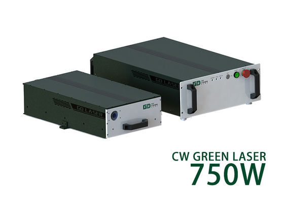 750W High Power CW Laser Single Mode Nanosecond Green Fiber Laser